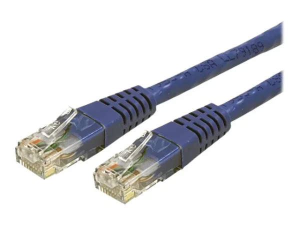 STARTECH 6 Ft Blue Cat 6 Molded Patch