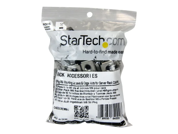 STARTECH M6 Käfigmuttern/ -Schrauben
