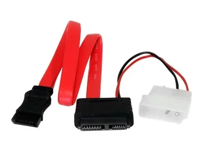 STARTECH 30cm Slimline SATA w LP4