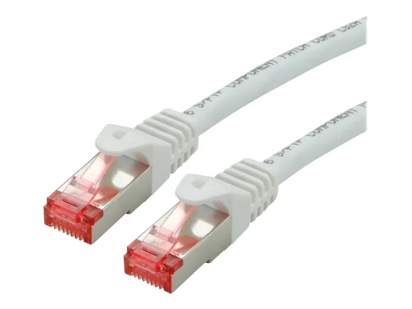 ROLINE Patchkabel Kat.6 S/FTP weiss 0,3m