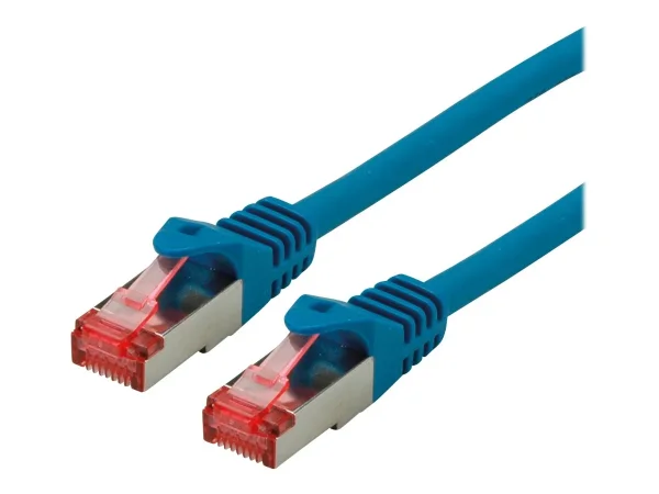 ROLINE Patchkabel Kat.6 S/FTP blau 1m