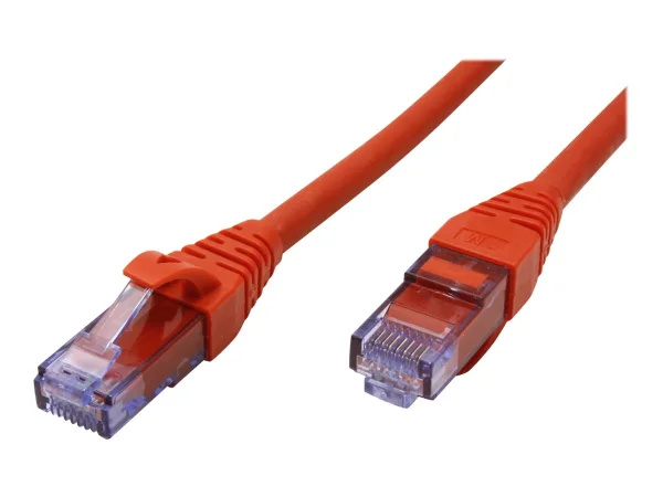 ROLINE Patchkabel Kat.6A rot 0,3m