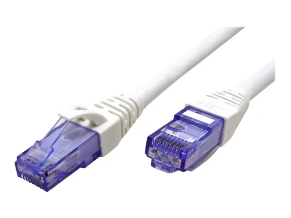 ROLINE Patchkabel Kat.6A weiss 1m