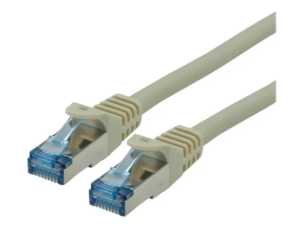 ROLINE Patchkabel Kat.6A S/FTP grau 1m