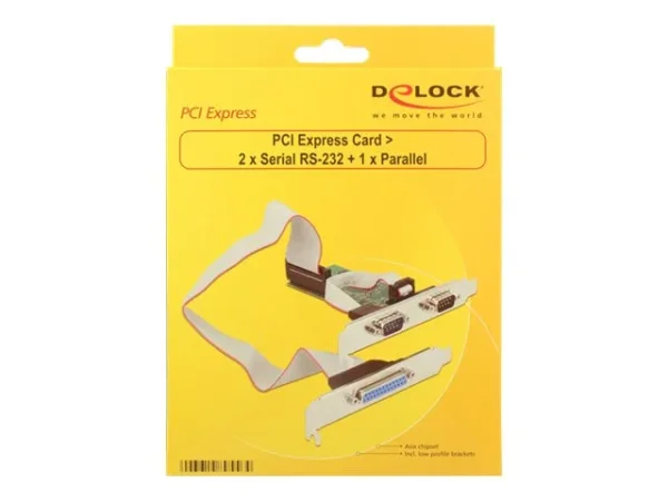 DELOCK PCIe Karte>2x Seriell+1xParallel