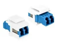 DELOCK Keystone LC Duplex Bu > Bu SM