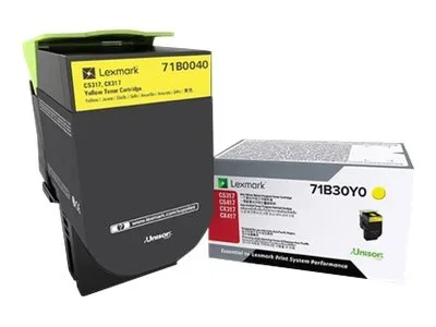 LEXMARK Gelb Toner 2,3k CS/CX317