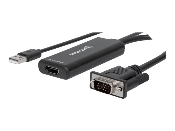 MANHATTAN VGA und USB auf HDMI Konverter