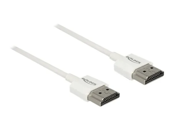 DELOCK Kabel HDMI-A Stecker 3D 4K 1 m