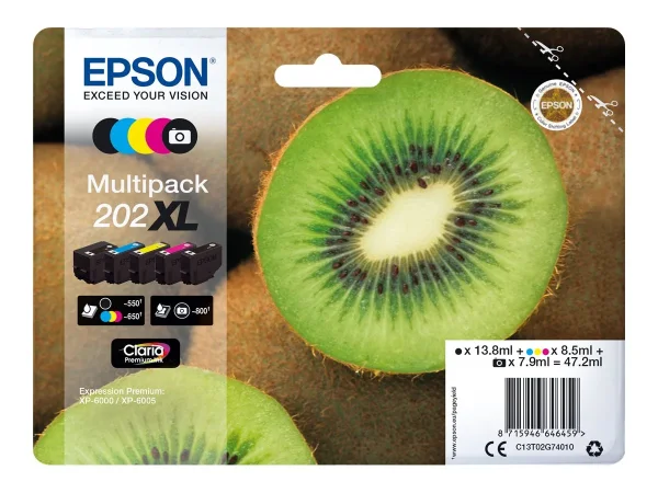 EPSON 1LB Multipack 5-farbig 202XL Kiwi