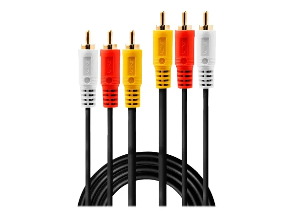 LINDY Audio-Videokabel 3xRCA m/3x RCA m
