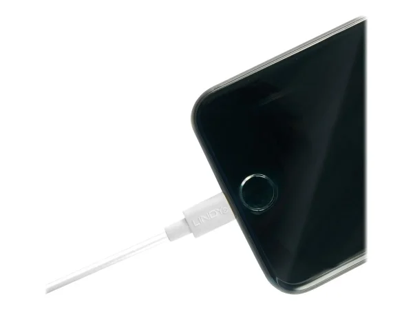 LINDY 2m USB an Lightning Kabel weiss