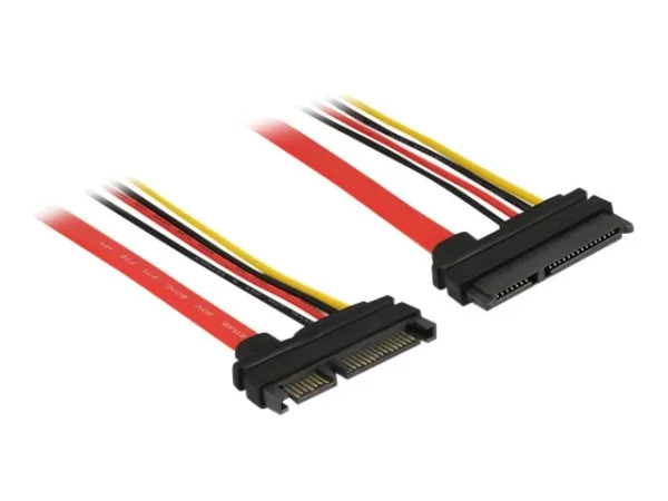 DELOCK Verläng, SATA 6 Gb/s 22 Pin 10 cm