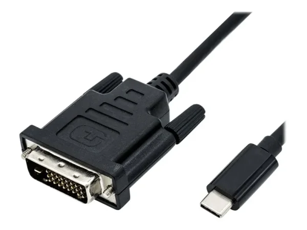 ROLINE USB Typ C - DVI Adapterkabel 1m