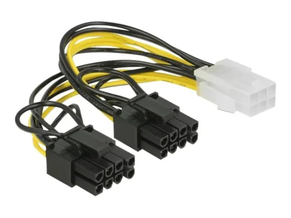 DELOCK PCI Express Stromkabel 6 >2x8 Pin