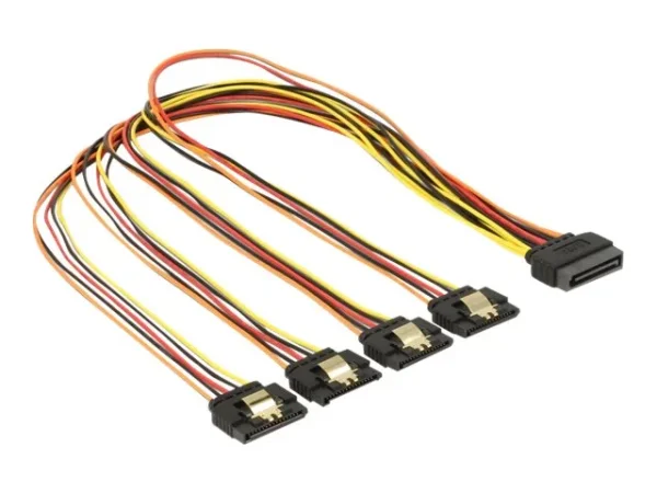 DELOCK Kabel SATA 15 Pin Strom Stecker