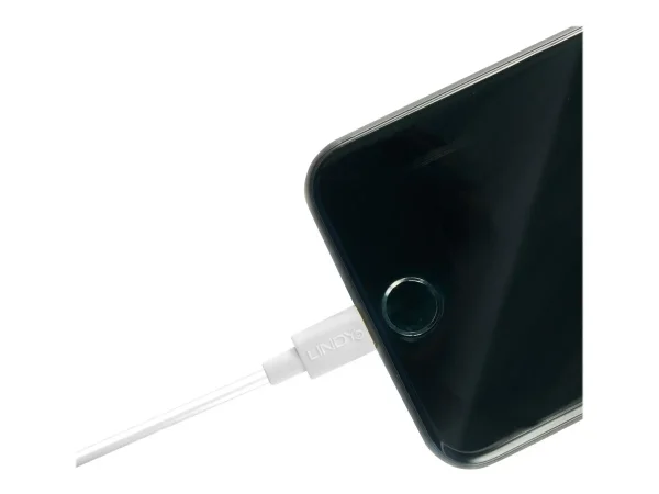 LINDY 05m USB an Lightning Kabel weiss