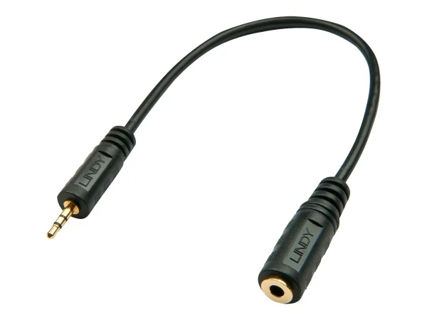 LINDY Adapterkabel 2,5mm St/3,5mm Bu0 2m