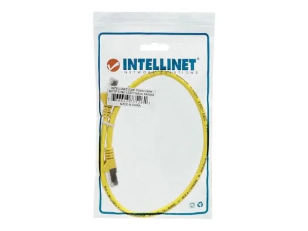 INT Netzwerkkabel Cat6a S/FTP 2 m gelb