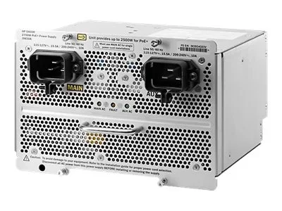 HPE Aruba 5400R 2750W PoE+ zl2 PSU UK
