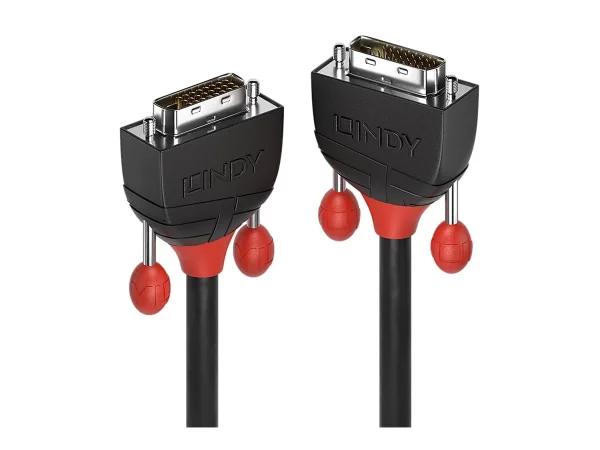 LINDY 2m DVI-D Dual Link Kabel Black