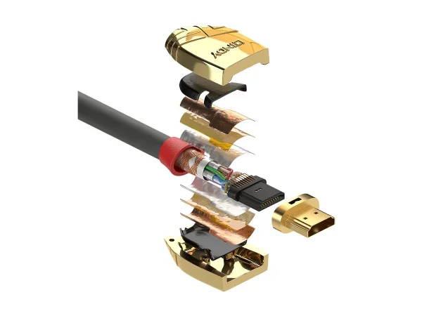 LINDY 20m High Speed HDMI Kabel Gold