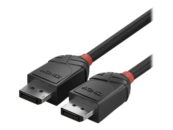 LINDY 0.5m DisplayPort 1.2 Kabel Black