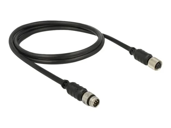 NAVILOCK Verlängerungskabel M8 > M8 1m