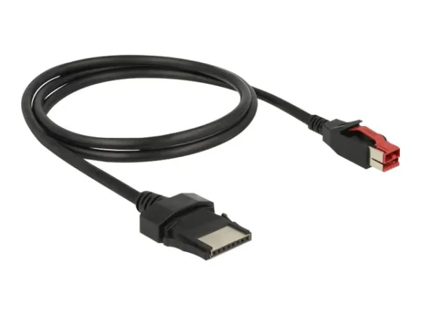 DELOCK PoweredUSB Kabel 24 V > 8 Pin 1m