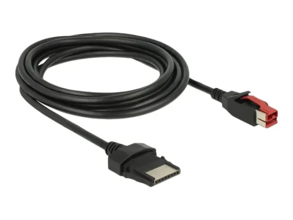 DELOCK PoweredUSB Kabel 24 V > 8 Pin 3m