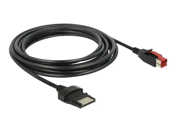 DELOCK PoweredUSB Kabel 24 V > 8 Pin 4m