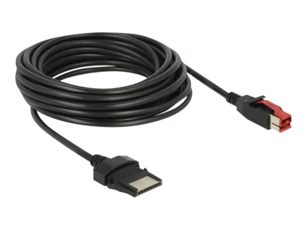 DELOCK PoweredUSB Kabel 24 V > 8 Pin 5m