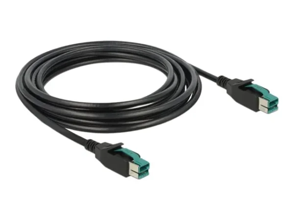 DELOCK PoweredUSB Kabel 12 V >12 V 4 m