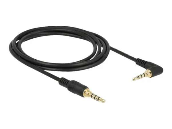 DELOCK Klinkenkabel 3,5mm 4Pin gew. 2 m