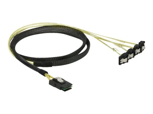 DELOCK Mini SAS SFF-8087 > 4 x SATA 1 m
