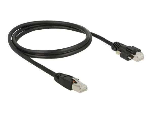 DELOCK Kabel RJ45 mit Schrauben Cat.6 1m