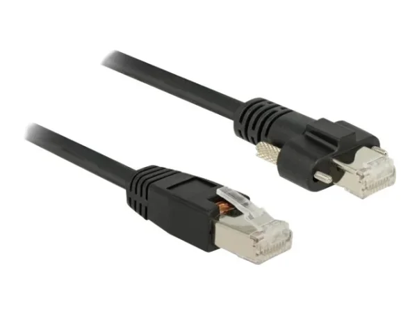 DELOCK Kabel RJ45 mit Schrauben Cat.6 2m