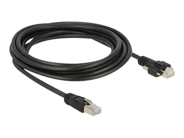 DELOCK Kabel RJ45 mit Schrauben Cat.6 3m