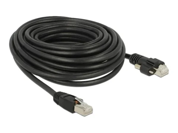 DELOCK Kabel RJ45 m. Schrauben Cat.6 10m