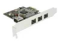DELOCK PCIe Karte > 3x extern FireWire B