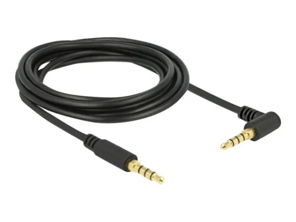 DELOCK KlinkenKabel 3,5 mm 4 Pin 3 m bl