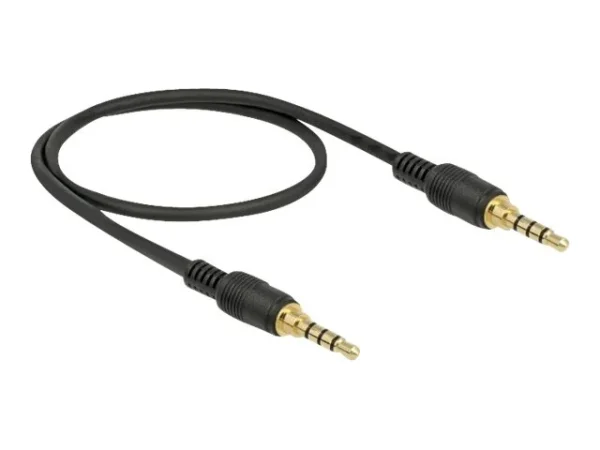 DELOCK KlinkenKabel 3,5 mm 4 Pin 0,5 m