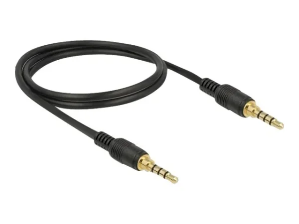 DELOCK KlinkenKabel 3,5 mm 4 Pin 1 m
