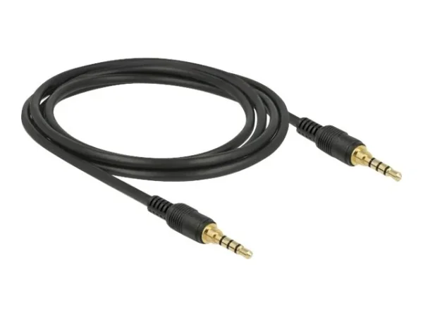 DELOCK KlinkenKabel 3,5 mm 4 Pin 2 m