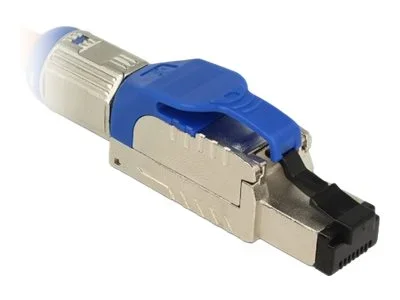 DELOCK RJ45 Stecker feldk. Cat.8 Metall