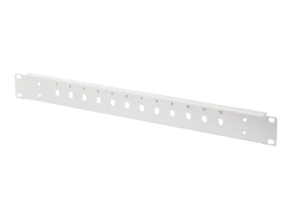 DIGITUS Stahl Frontplatte für 12 ST/SX