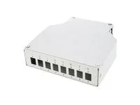 DIGITUS Hutschienen Spleissb für 8 LC/DX