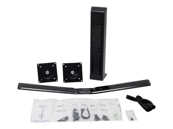 ERGOTRON WorkFit Dual Monitor Kit Black