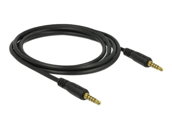 DELOCK Klinkenkabel 3,5mm 5 Pin 2m