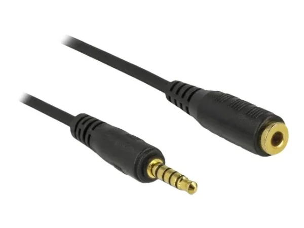 DELOCK Klinkenkabel 3,5mm 5 Pin 3m